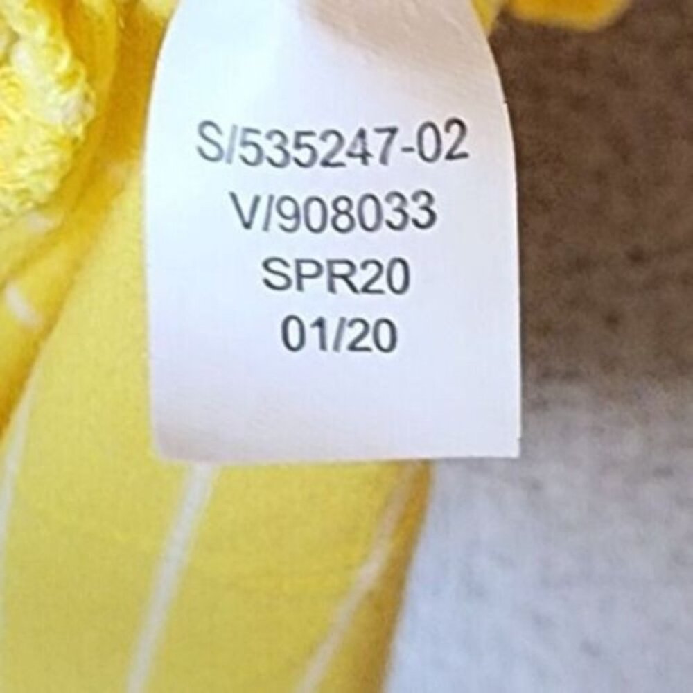 Banana Republic Women's Short Sleeve T Shirt Top Bee Happy Yellow Striped Size M - Picture 9 of 11